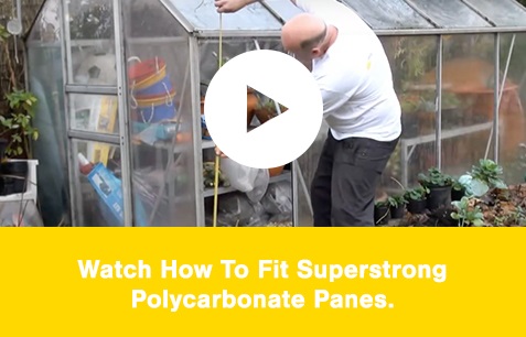 Watch our Polycarbonate Greenhouse Glazing Cut To Size video