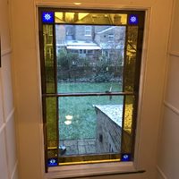 Magnetglaze for stained glass window