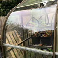 Polycarbonate for greenhouse repairs