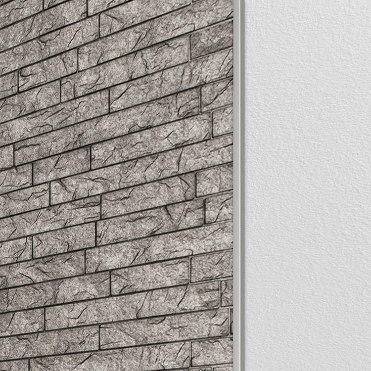 Silver Aluminium Edge Profile 1220mm x2