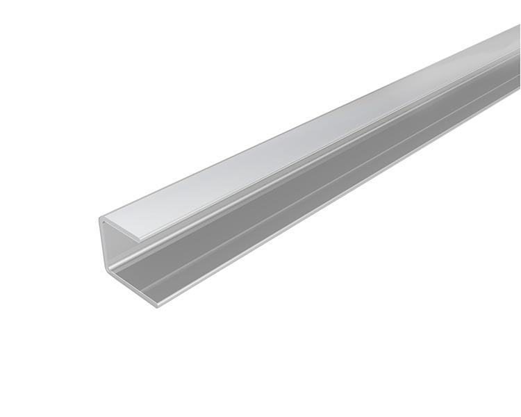 Silver Aluminium Edge Profile 1220mm x2