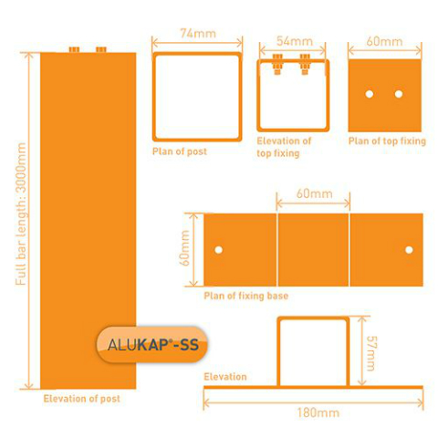 Complete Post and Bracket Kit