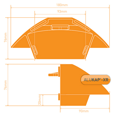 Ridge Radius End Cap