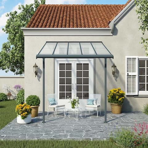 Palram - Canopia | Sierra Patio Cover / Veranda in White or Grey