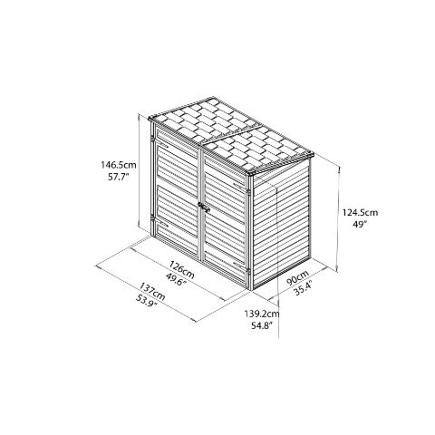 Palram – Canopia | Voyager Storage Shed