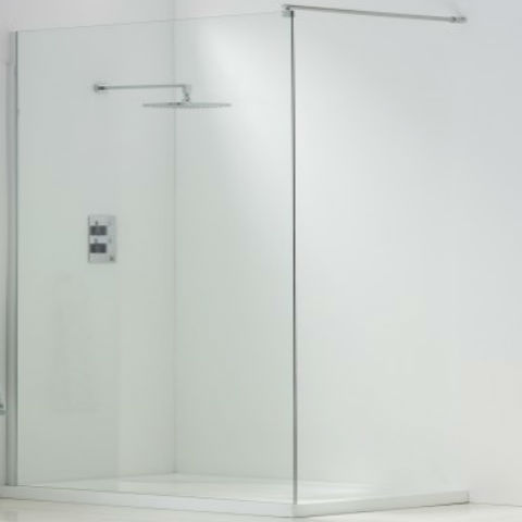 Two Panel White Shower Kit