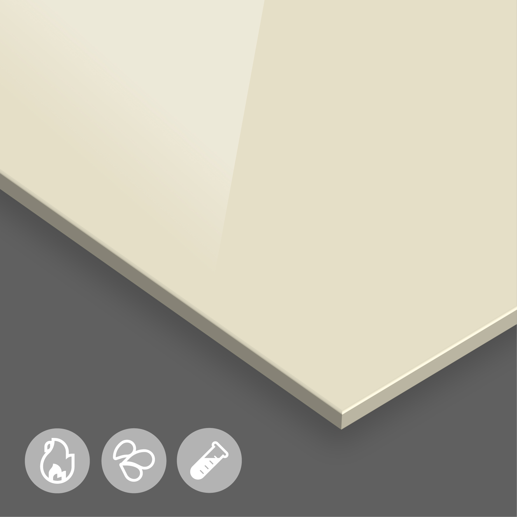 Premium Wall Cladding Satin Range [Ivory]