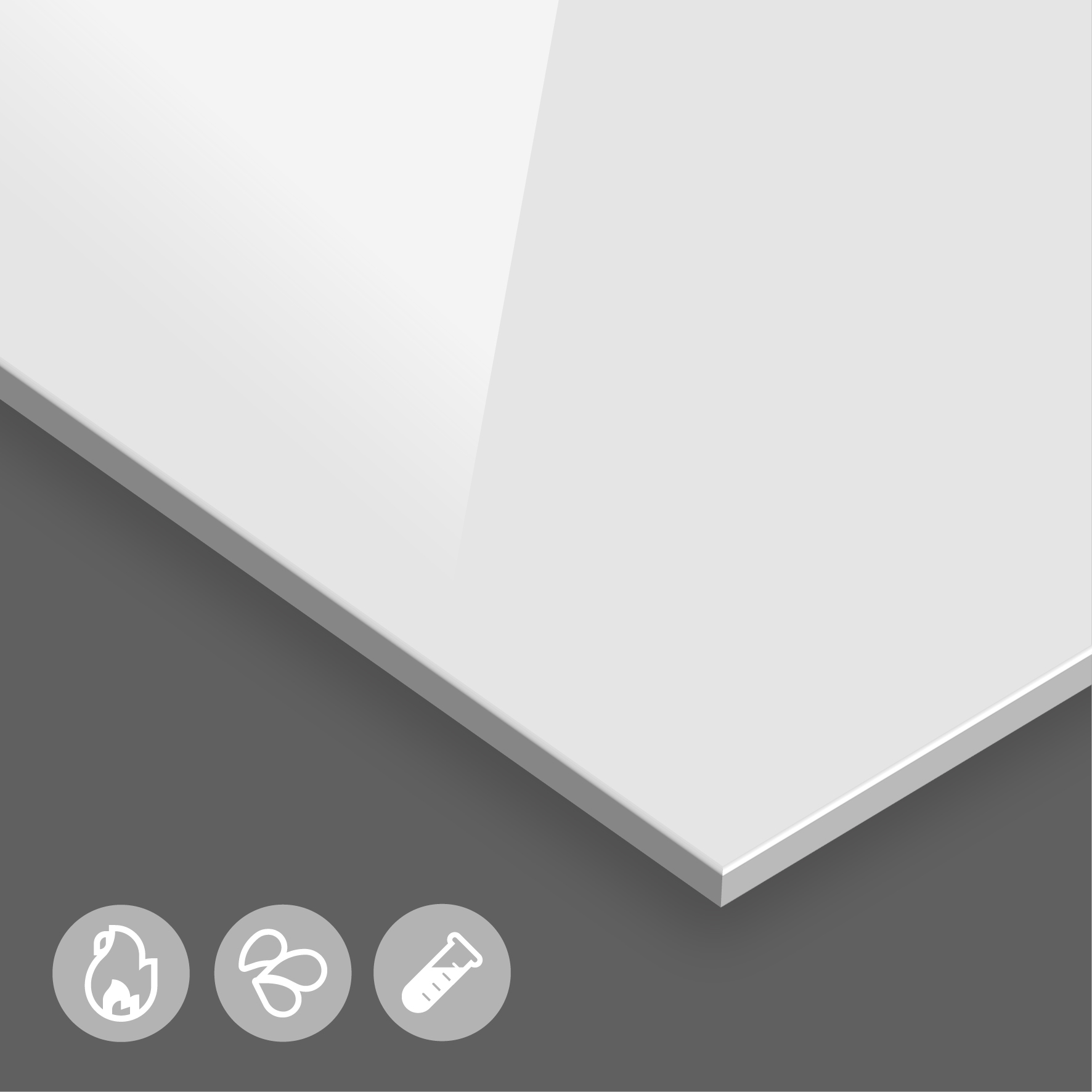 Premium Wall Cladding Satin Range [Brilliant White]