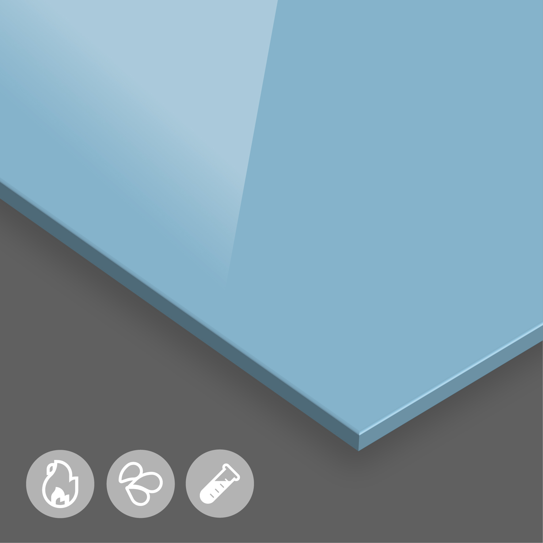 Premium Wall Cladding Satin Range [Sky] image