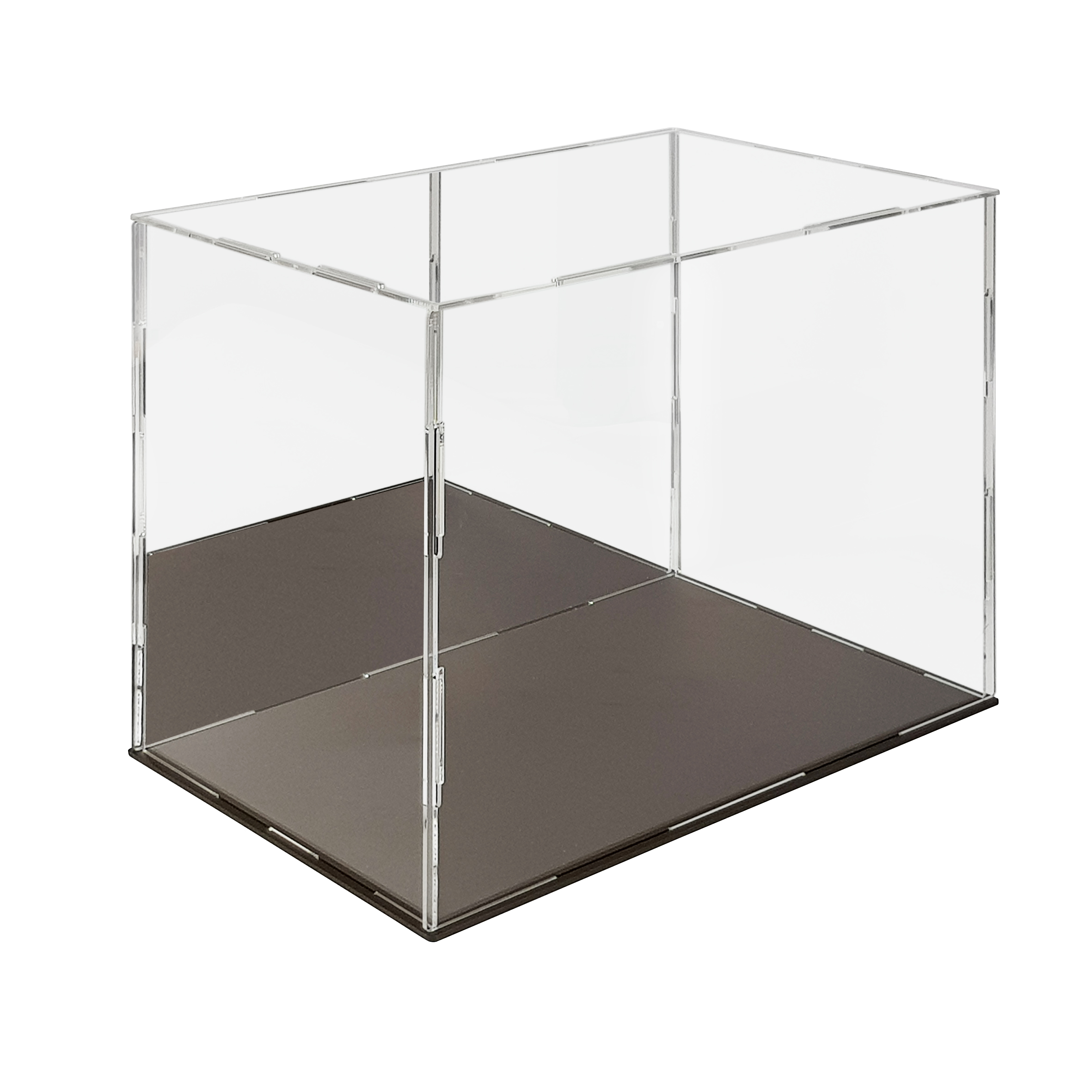 Display Cases With Mirrored Rear Panel