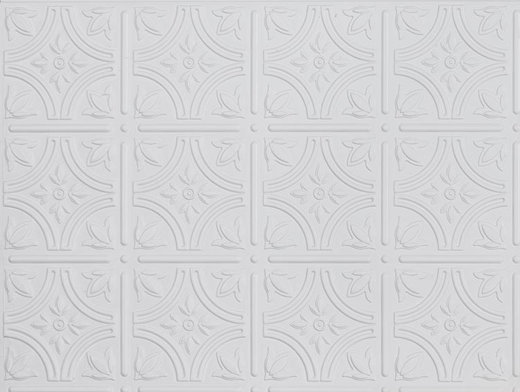 3D PVC Splashback Panels Empire - White