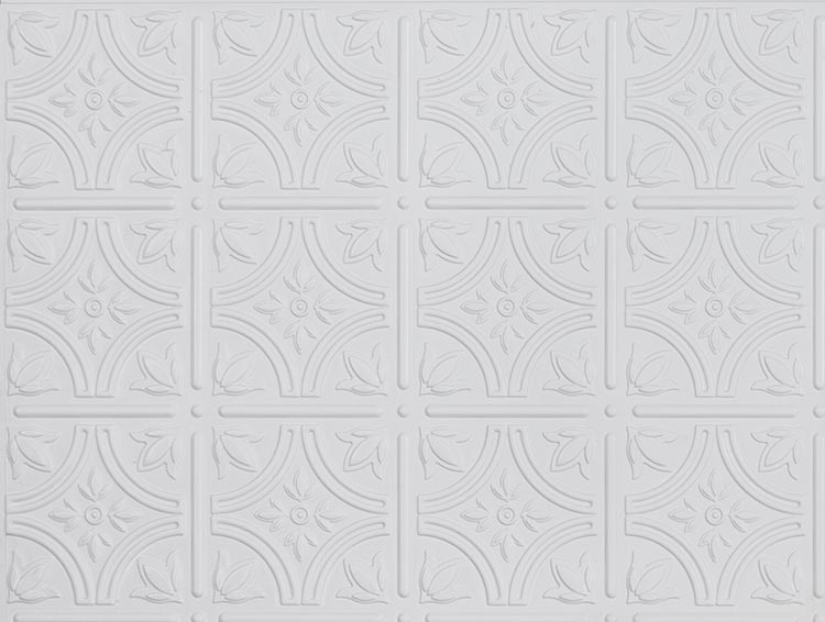 3D PVC Splashback Panels Empire - White