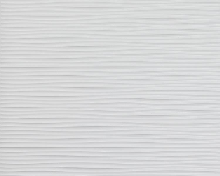 3D PVC Splashback Panels Wilderness - White
