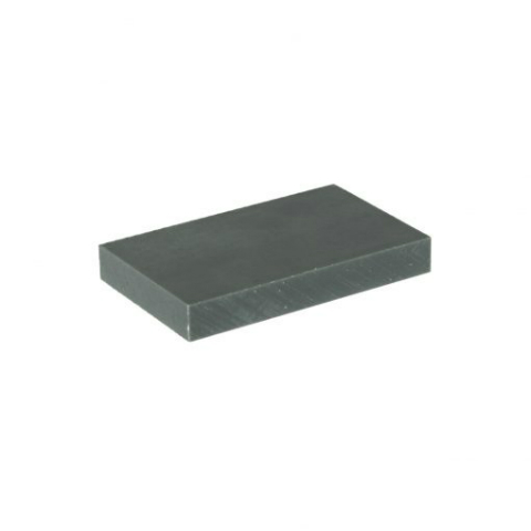 Opaque Off-White 1 Length ASTM D5989 4 Width 1/4 Thickness Standard Tolerance Nylon 6/6 Rectangular Bar 