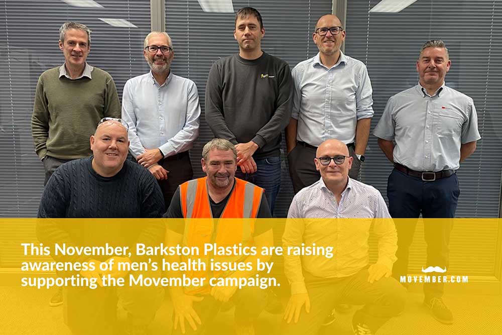 The Barkston team taking part in the Movember campaign
