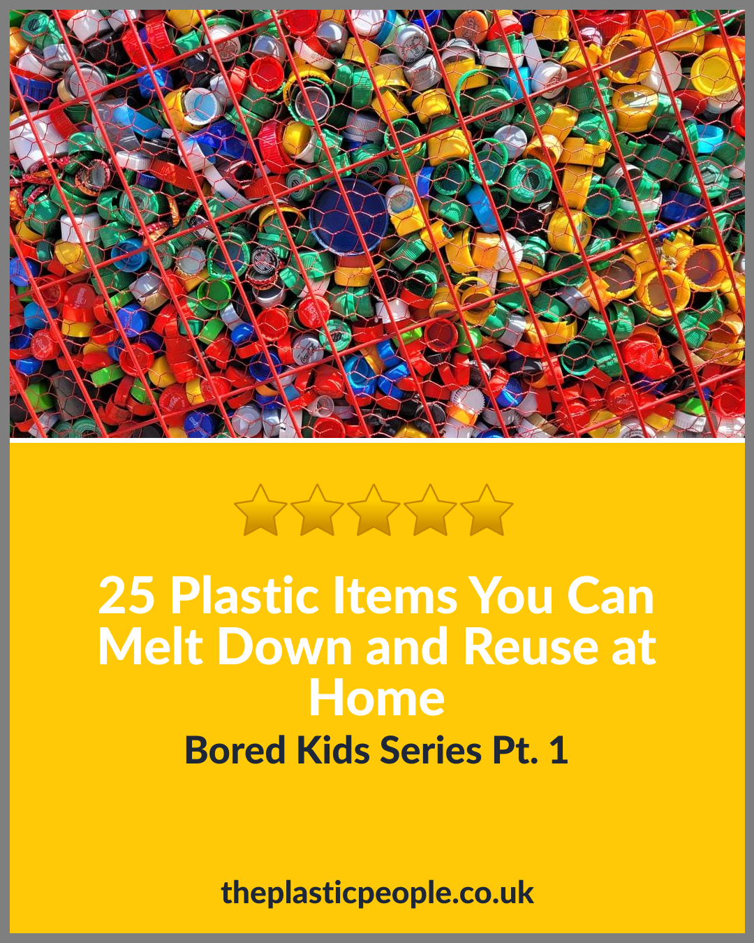 25 Plastic Items You can Melt Down Banner