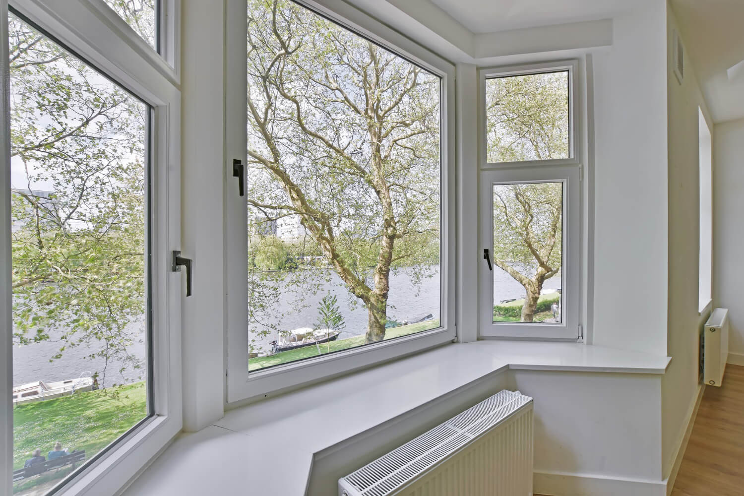 Double glazed bay window 