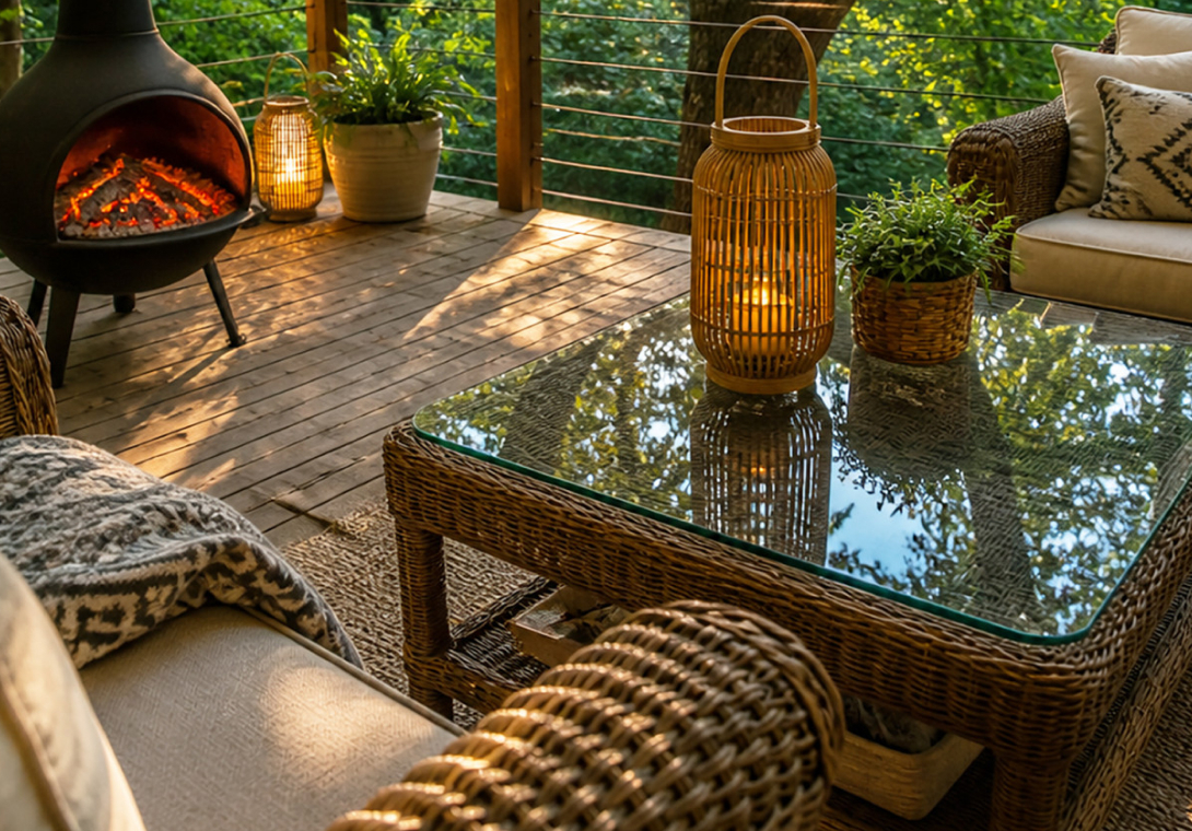 Outdoor table top protector
